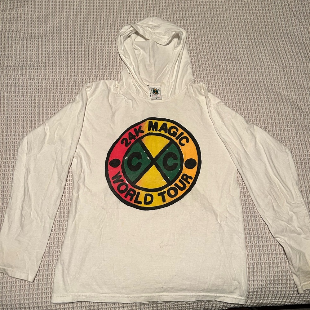 Bruno Mars 24k Magic World Tour Long Sleeve Shirt- 2018